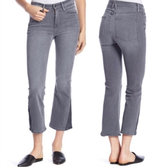 Good American Denim - Good American- Gray Crop Flare Jeans- Size 12/31